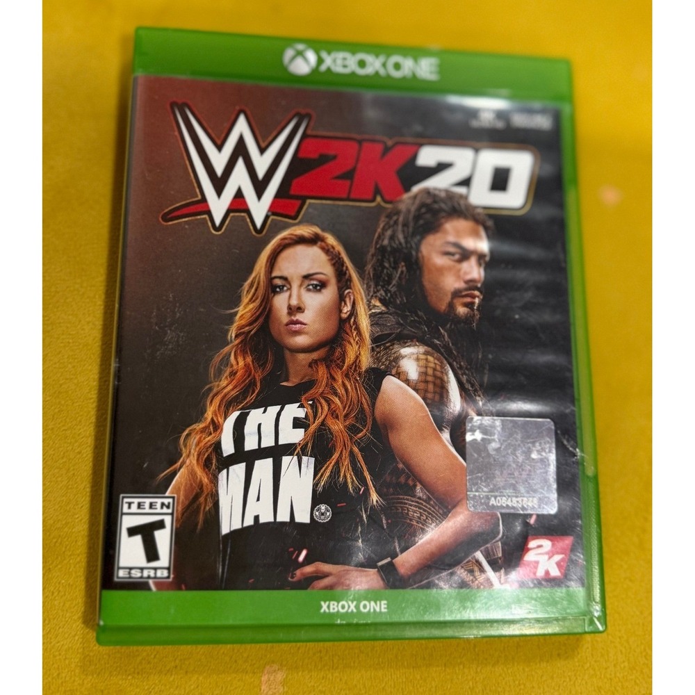 WWE 2K20 Microsoft Xbox One Video Game Wrestling 2K Sports Disc CIB